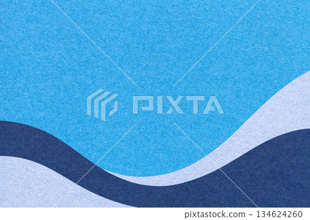 Textured turquoise paper background with navy and pastel blue wavy lines and waves, copy space for banner, presentation Textured turquoise paper background with navy and pastel blue wavy lines and waves, copy space for banner, presentation 134624260