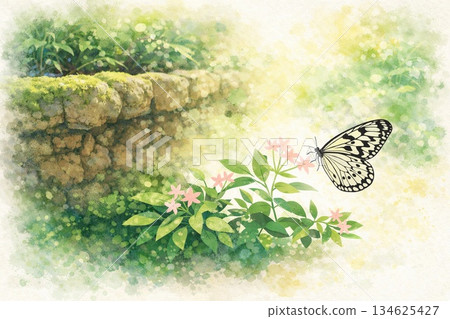 春天的水彩蝴蝶 春天的水彩蝴蝶 134625427