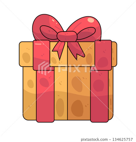 illustration of Gift box  134625757