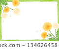 Simple dandelion background illustration 134626458