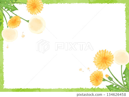 Simple dandelion background illustration 134626458