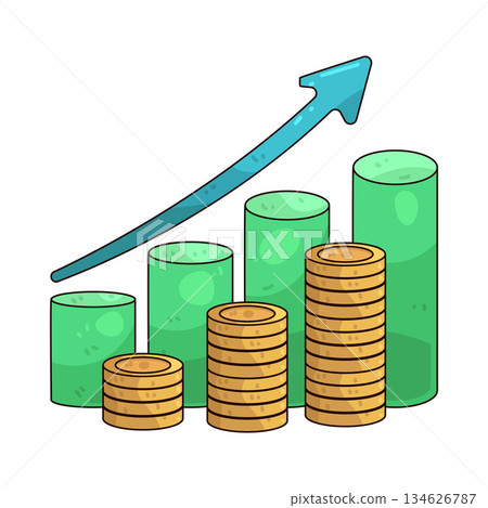 illustration of Revenue 134626787