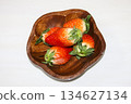 Fresh, juicy, sweet red strawberries. 134627134