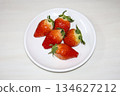 Fresh, juicy, sweet red strawberries. 134627212