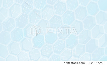 Map of roads on a hexagon background. Map light blue color, covered in various countries and cities. Vector flat illustration Map of roads on a hexagon background. Map light blue color, covered in various countries and cities. Vector flat illustration 134627259