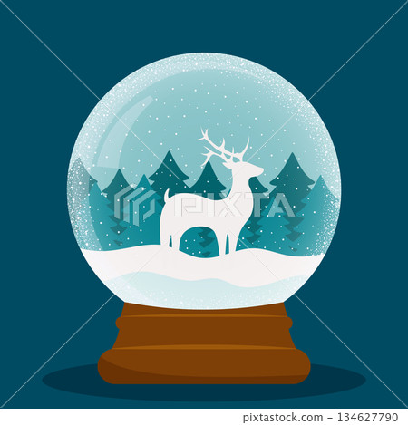 Christmas Snow Globe 134627790
