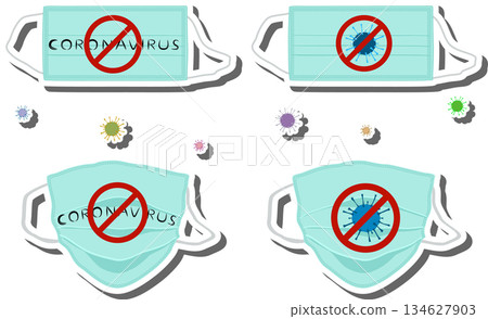 Masks for prevention coronavirus from covid Masks for prevention coronavirus from covid 134627903