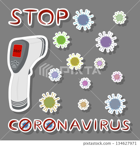 Digital thermometer for prevention coronavirus from covid Digital thermometer for prevention coronavirus from covid 134627971