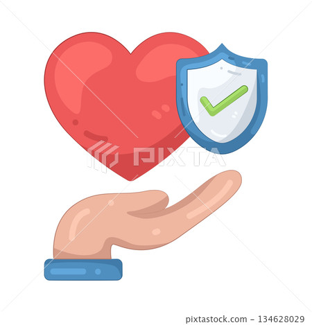 Illustration of health insurance Illustration of health insurance 134628029