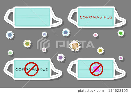 Different of respirator masks for prevention coronavirus Different of respirator masks for prevention coronavirus 134628105