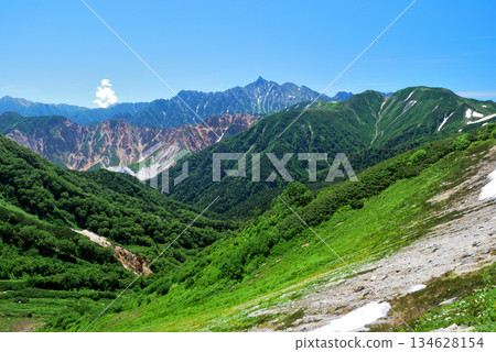 [Mountain scenery] Nagano Prefecture, Northern Alps, Mount Yari 134628154
