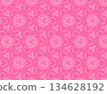 精緻蕾絲圖案布料 - 粉紅色抽象幾何圖案 234 134628192