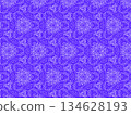 精美蕾絲圖案布料 - 紫色抽象幾何圖案 235 134628193
