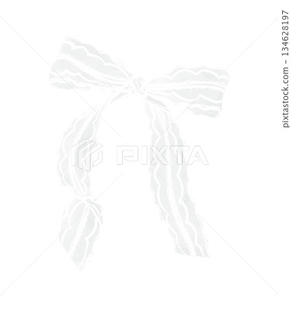 White lace bow, isolated watercolor decorative clipart. Hand painted illustration for packaging, invitations, branding, wedding, greeting cards and elegant design projects. White lace bow, isolated watercolor decorative clipart. Hand painted illustration for packaging, invitations, branding, wedding, greeting cards and elegant design projects. 134628197