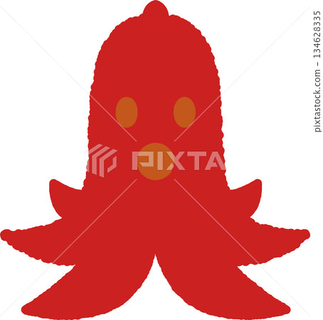 手繪圖示:章魚香腸 手繪圖示:章魚香腸 134628335