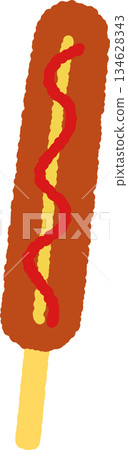 Hand-drawn icon Frankfurt 134628343