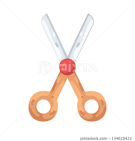 Illustration of scissors  134628422
