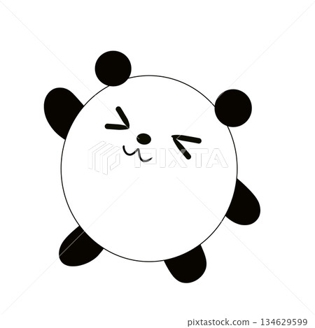 panda waving panda waving 134629599