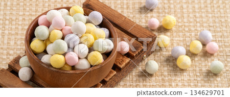 glutinous rice balls winter solstice raw colorful colorful Raw Colorful tangyuan タンユエン もち団子 134629701