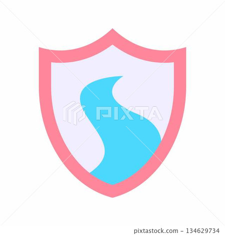 River Protection icon vector image. Suitable for mobile apps, web apps and print media. River Protection icon vector image. Suitable for mobile apps, web apps and print media. 134629734