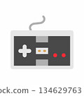 NES Controller icon vector image. Suitable for mobile apps, web apps and print media. 134629763
