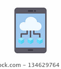 Multi-Tenant App icon vector image. Suitable for mobile apps, web apps and print media. 134629764