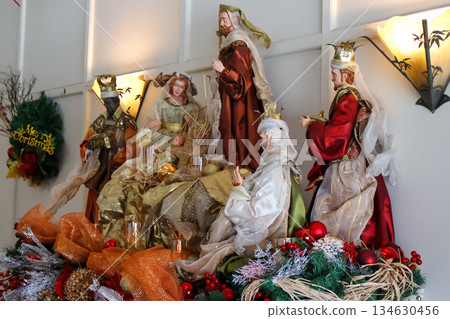 菲律賓風格的聖誕裝飾 134630456