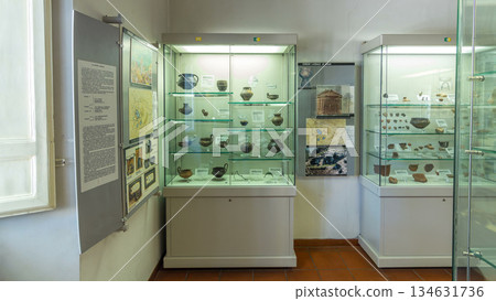 Museo Di Villa Ferrajoli in beautiful town of Albano Laziale timelapse hyperlapse, Italy Museo Di Villa Ferrajoli in beautiful town of Albano Laziale timelapse hyperlapse, Italy 134631736