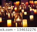 Multicolored candles 134632276