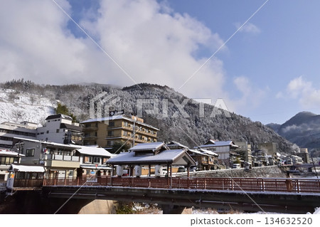Shibu Onsen in winter, Nagano Prefecture 134632520