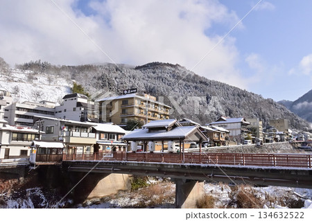 Shibu Onsen in winter, Nagano Prefecture 134632522