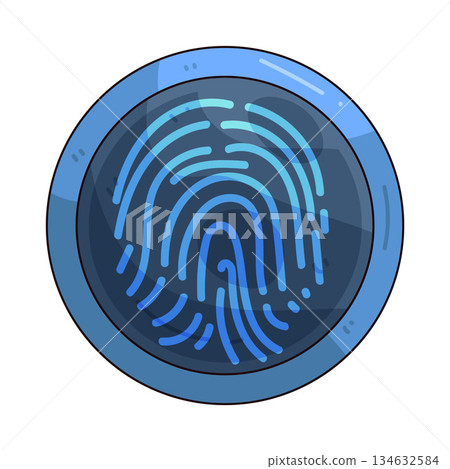 illustration of Fingerprint 134632584