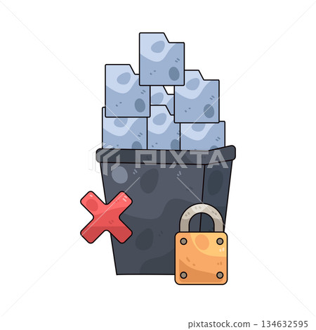 illustration of Secure Delete 134632595