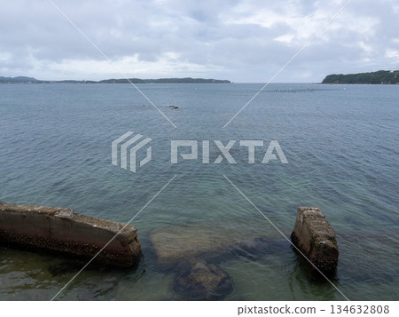 三重縣志摩海岸的夏末景色 134632808