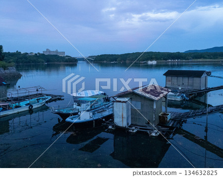 三重縣志摩海岸的夏末景色 134632825