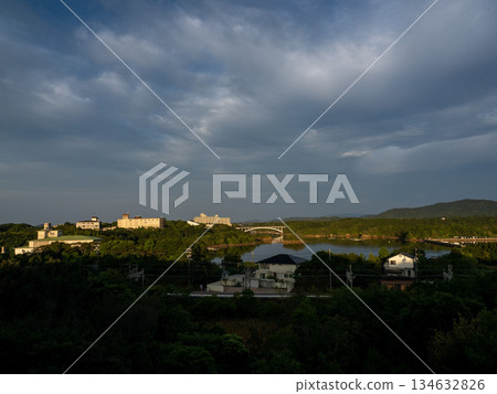 三重縣志摩海岸的夏末景色 三重縣志摩海岸的夏末景色 134632826