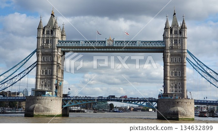 This is building around the icon of tower bridge London 134632899