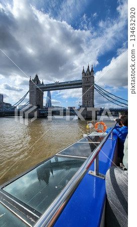 This is building around the icon of tower bridge London 134632920