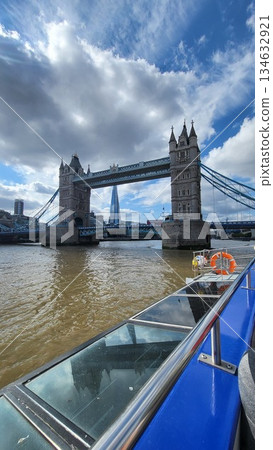 This is building around the icon of tower bridge London 134632921