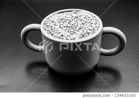 Organic dry buckwheat grains consisting of raw natural product Organic dry buckwheat grains consisting of raw natural product 134633193