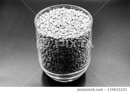 Organic dry buckwheat grains consisting of raw natural product Organic dry buckwheat grains consisting of raw natural product 134633203
