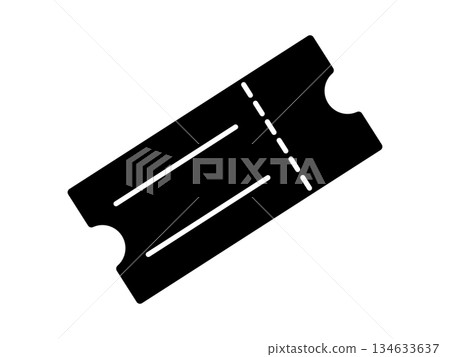 單色票圖標 134633637