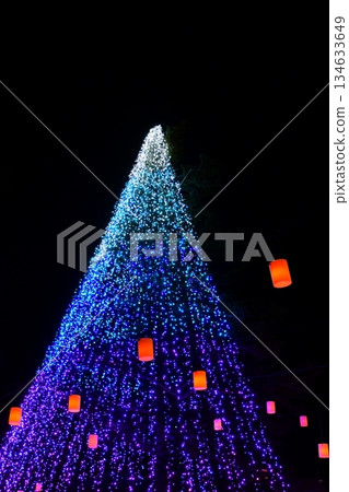 Tokinosumika illuminations (lanterns) near Mount Fuji 134633649