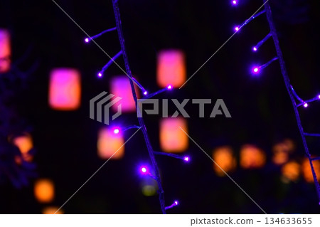 Tokinosumika illuminations (lanterns) near Mount Fuji Tokinosumika illuminations (lanterns) near Mount Fuji 134633655