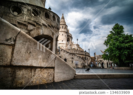 View Of Square Neat Budapest Fisherman's Bastion 134633909