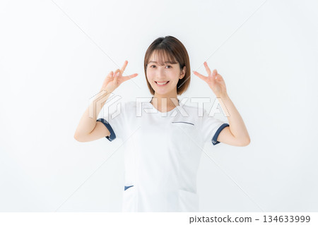Female uniform nurse medical peace Female uniform nurse medical peace 134633999
