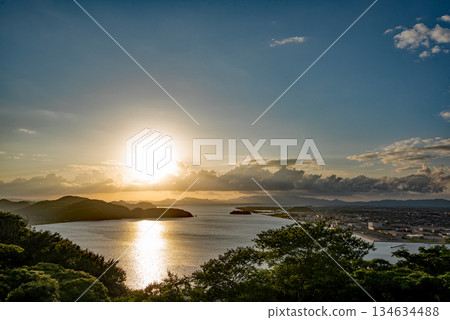 米子城遺址的黃昏 134634488