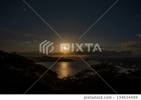 米子城遺址的黃昏 134634489
