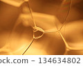 Yellow liquid surface, phenomenal structure, green oils on a dark background, colourful abstract, surrealistic art, line of light 134634802