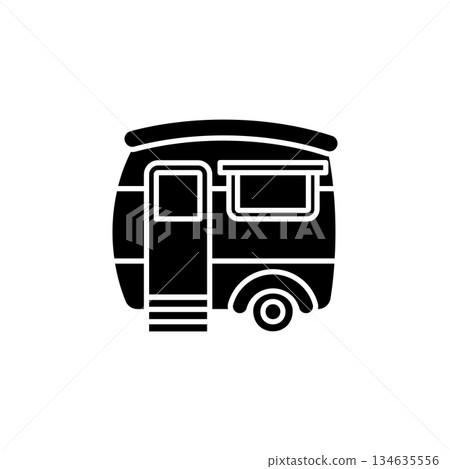 Caravan vector icon. Adventure icon solid style. perfect use for logo, presentation, website, and more. modern icon design glyph style Caravan vector icon. Adventure icon solid style. perfect use for logo, presentation, website, and more. modern icon design glyph style 134635556